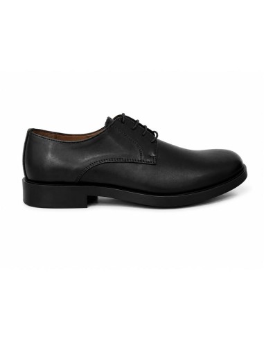 Oxford de piel con costura color negro