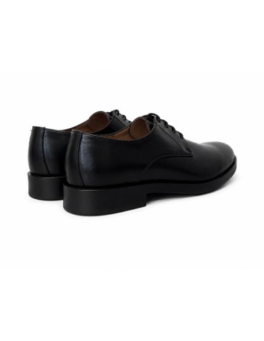 Oxford de piel con costura color negro