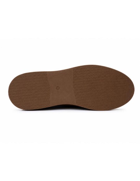 Brown suede derby