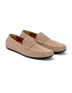 Mocassin suède beige ITESO-TAUPE 2