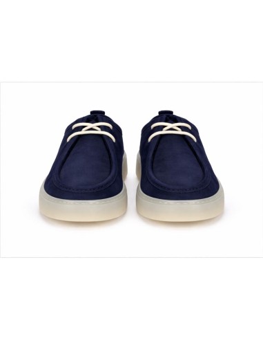 Blue suede Casual derby