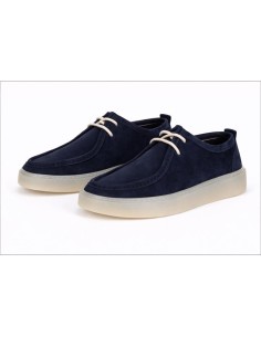 Blue suede Casual derby 2