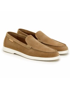 Mocassin suède beige MALIRO-BEIGE