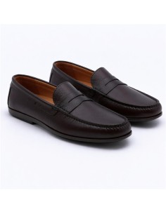 Mocassin de peau le noir NERUVE-BLACK