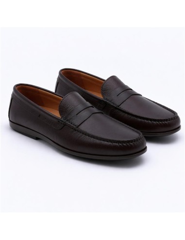 Mocassin de peau le noir NERUVE-BLACK