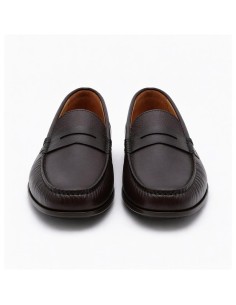Mocassin de peau le noir NERUVE-BLACK 2