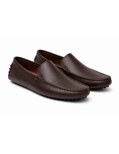 Mocassin de peau marron PAVELA-BROWN