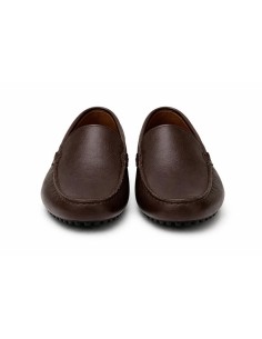 Mocassin de peau marron PAVELA-BROWN 2