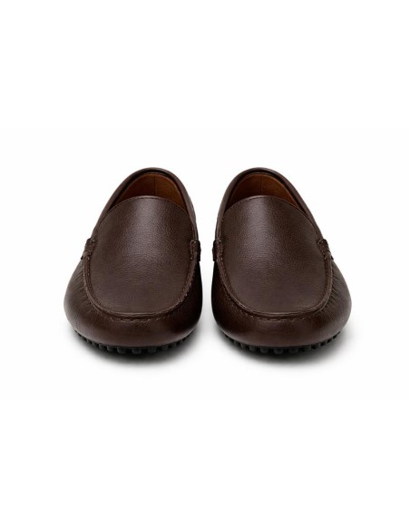 Mocassin de peau marron PAVELA-BROWN