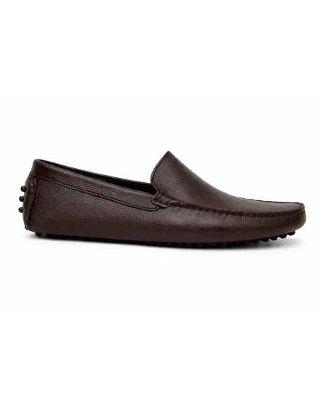 Mocassin de peau marron PAVELA-BROWN
