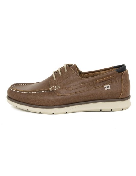 Light Brown leather boat shoe