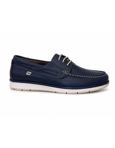 Nautique de peau cuir TUANE-NAVY