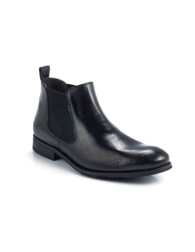 bottines chelsea en cuir noir VENILA-NEGRO