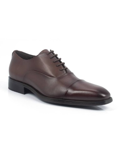 brown leather oxford shoes VINOMO-CASTAGNA