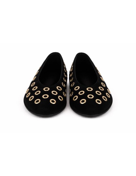 Ballerine suède le noir W-BIVANTE-BLACK