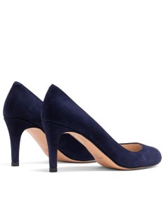 Zapato de Vestir de piel liso color azul 2