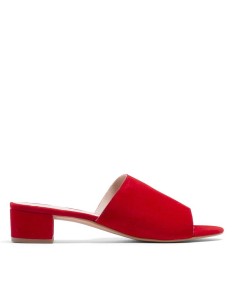sandales femme suède rouge W-SIROVE-RED 2