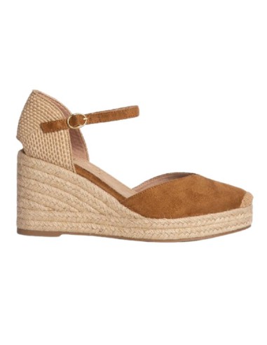 brown solid color espadrilles for women W-AVALANA-CAMEL