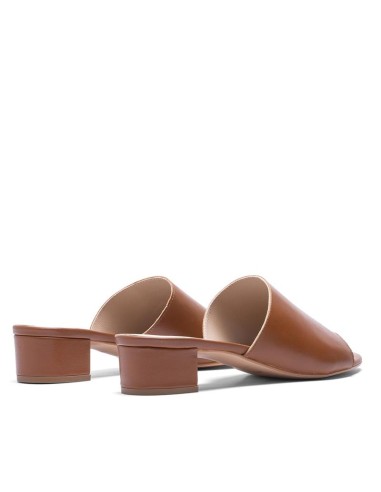 sandales femme de peau marron W-SUNARI-CUERO