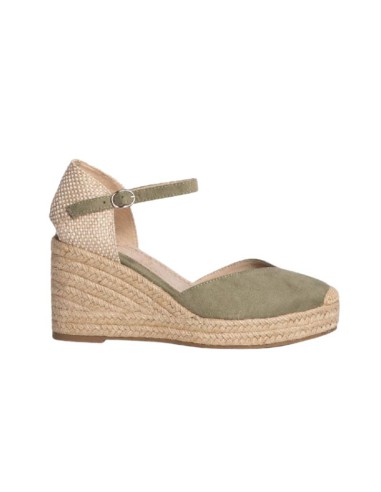 Espadrilles femme lisse vert W-AVALANA-VERDE