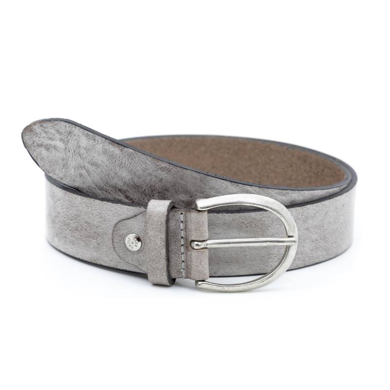 ceinture femme en cuir beige WB GRET TAUPE