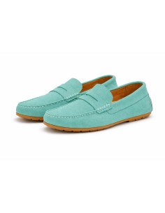 Mocassin suède vert SERITMEN-GREEN 2
