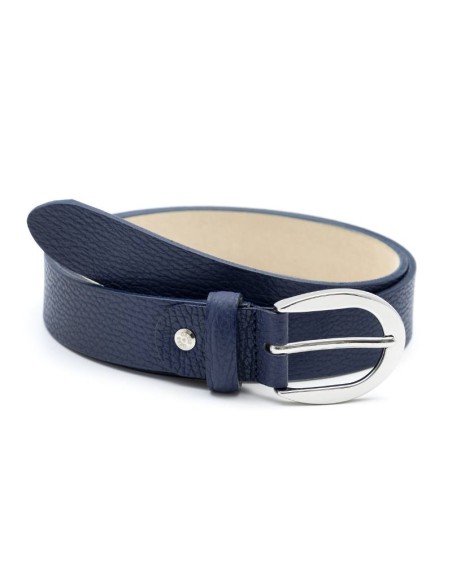 ceinture femme de peau bleu WB-NAPP-JEANS