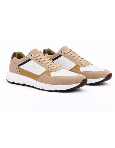 Beige suede sneakers