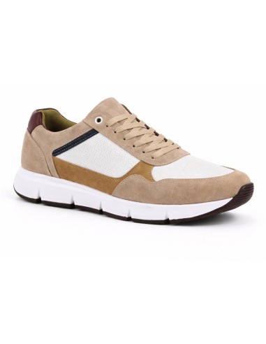 Beige suede sneakers