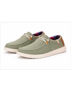 Mocassin suède vert SITERO-GREEN 2