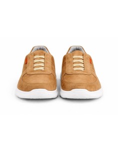 Brown suede sneakers