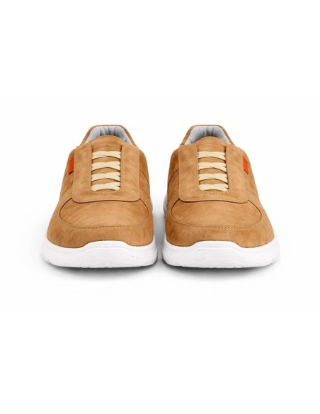 Brown suede sneakers