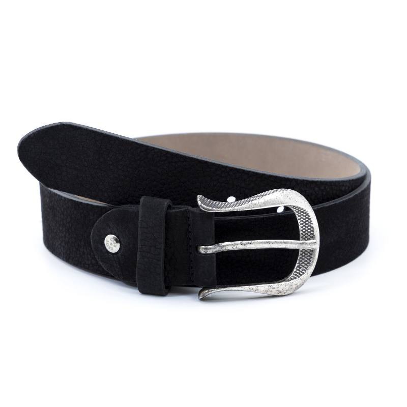 ceinture femme en cuir noir WB-NORSE-BLACK