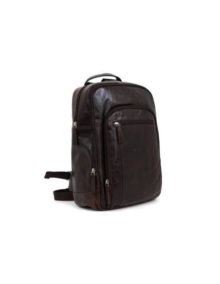 Cartable de peau marron AC-BACKPACK-258-BROWN