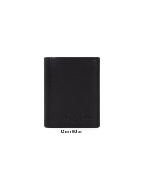 Black leather wallet