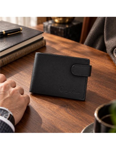 Black leather wallet
