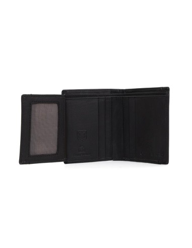 Black leather wallet