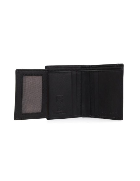 Black leather wallet
