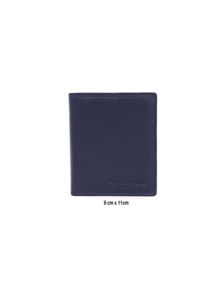 Mallette de peau bleu AC-ICONIC3-NAVY