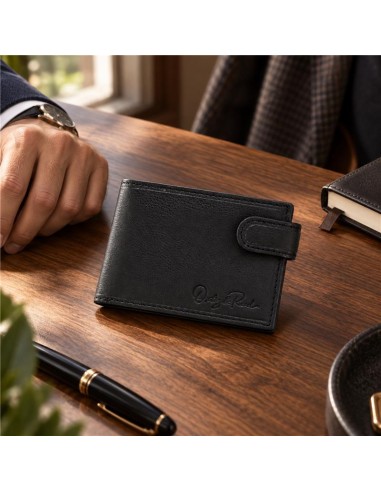 Black leather wallet
