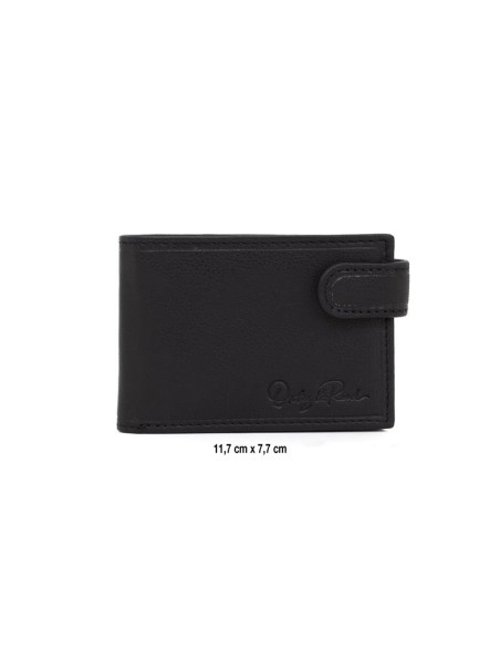 Black leather wallet