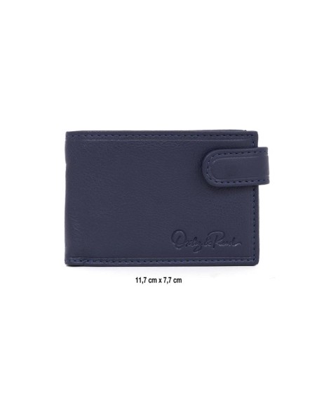 Mallette de peau bleu AC-ICONIC4-NAVY