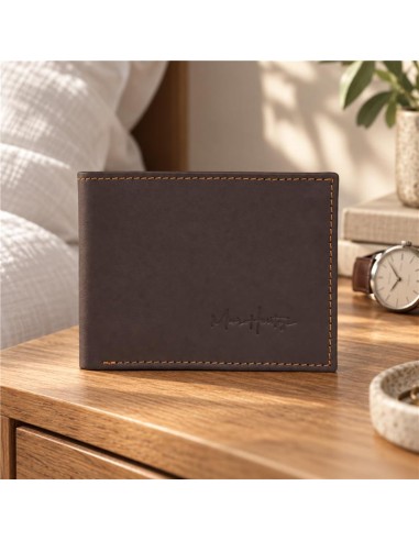 Brown leather wallet