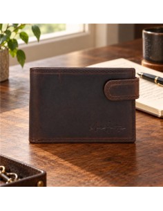 Mallette de peau marron AC-VINTAGE3-BROWN