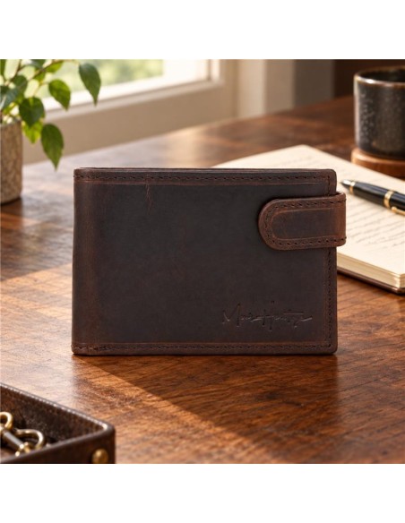 Mallette de peau marron AC-VINTAGE3-BROWN