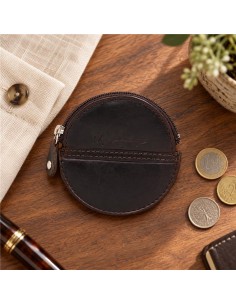 Mallette de peau marron AC-VINTAGE5-BROWN