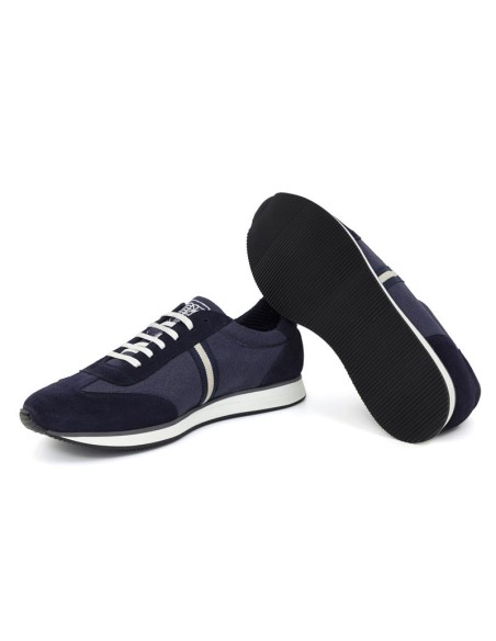 baskets suède bleu ALZAR-NAVY