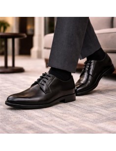 Derby de peau le noir AMILAVY-NEGRO