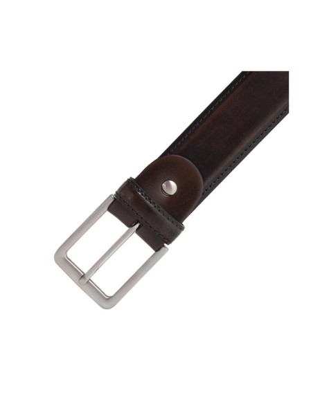 Ceinture de peau marron B-ANIK-MARRON