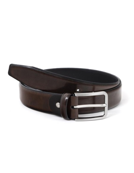Ceinture de peau marron B-ANTIR-MARRON